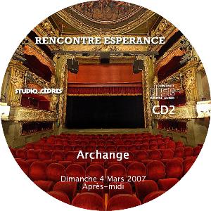 Rencontre espérance - Archange - CD